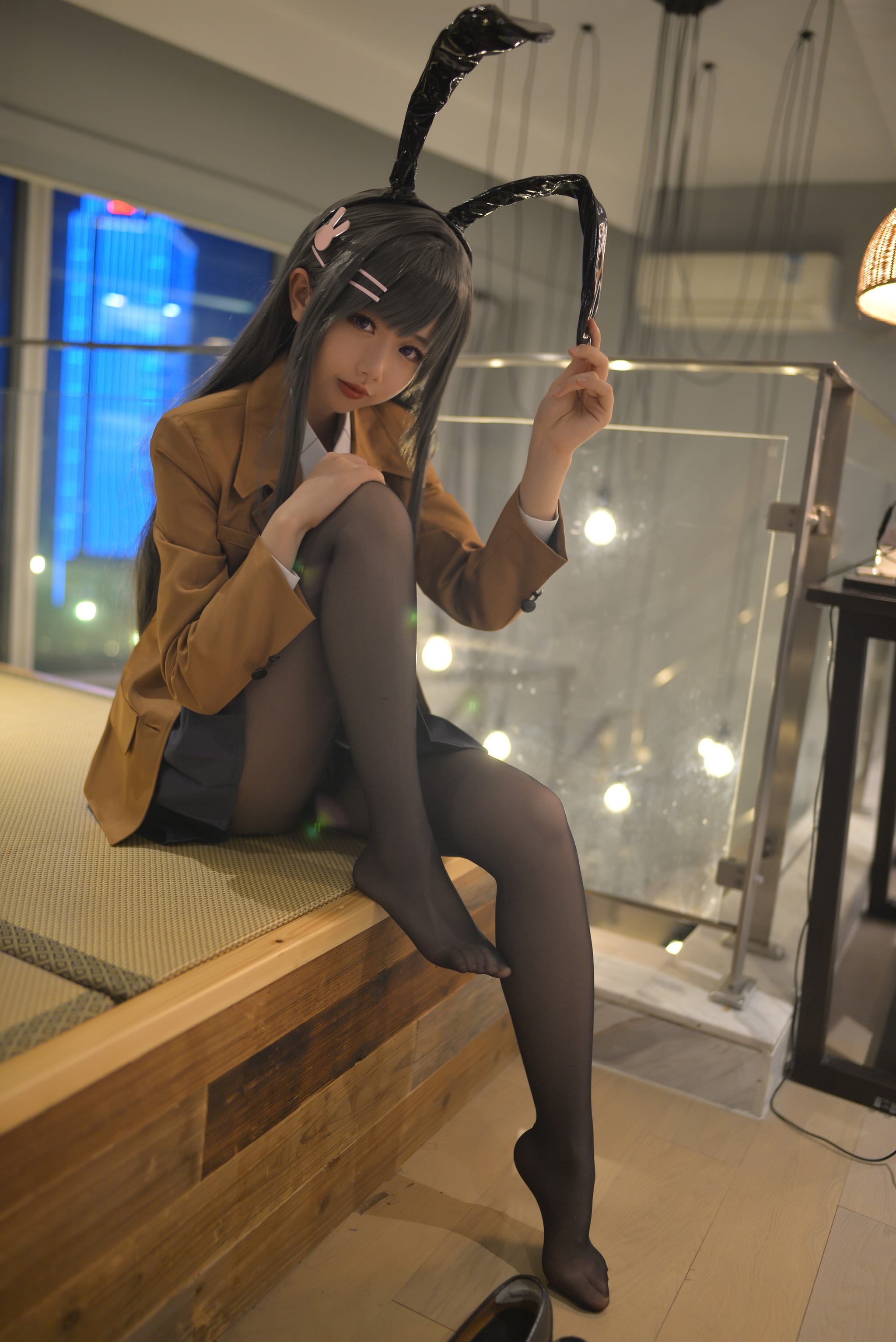 图片[1]-雪琪SAMA – NO.057 麻衣制服兔女郎[58P]-XikXak